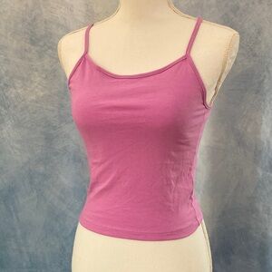 Wild Fable Small Pink/Purple Spaghetti Strap Cropped Camisole